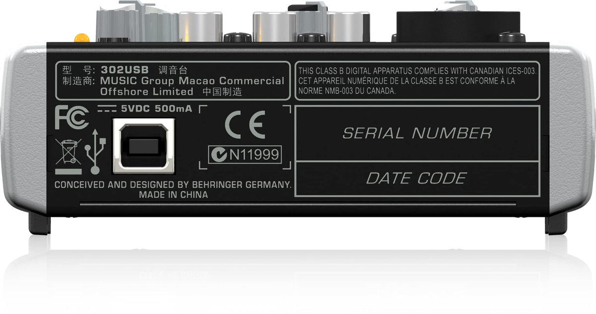 5-Input USB Audio Mixer with Mic Preamp J120