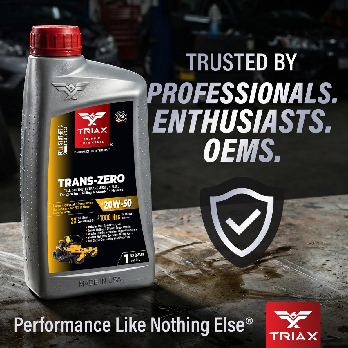 20W-50 Full Synthetic Hydrostatic Transmission Oil 1 Quart M846709