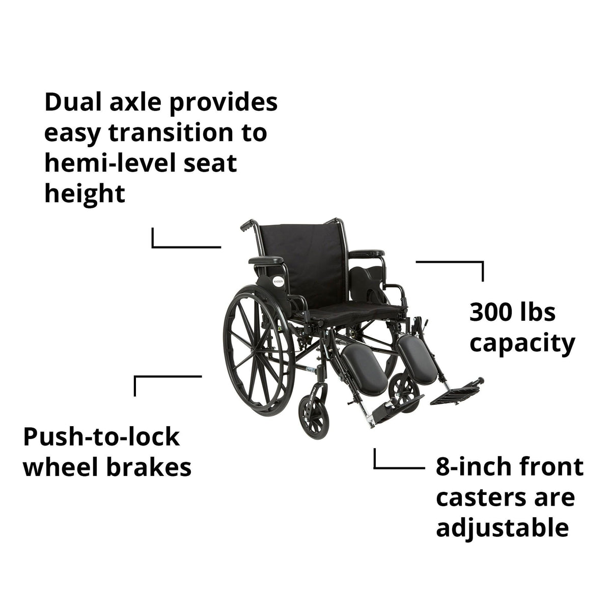 Black 20 in Wheelchair A896438