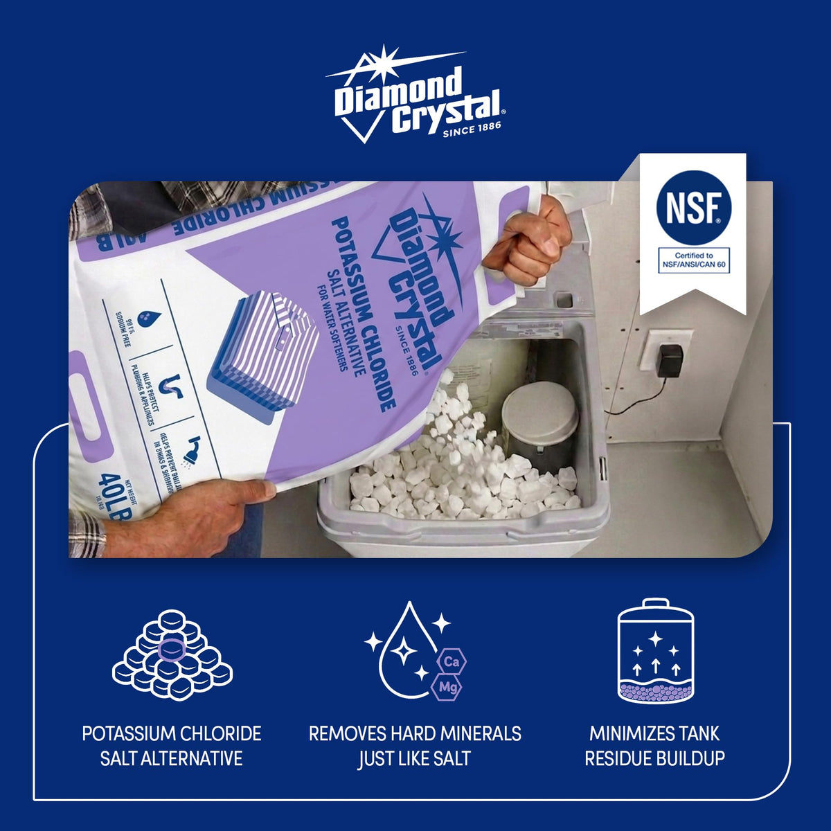 Potassium Chloride Salt Alternative 2 Pack 40 Pounds G54442