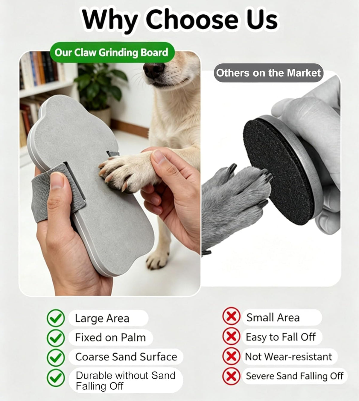 Dog Nail Scratch Board with Hand Strap U18631