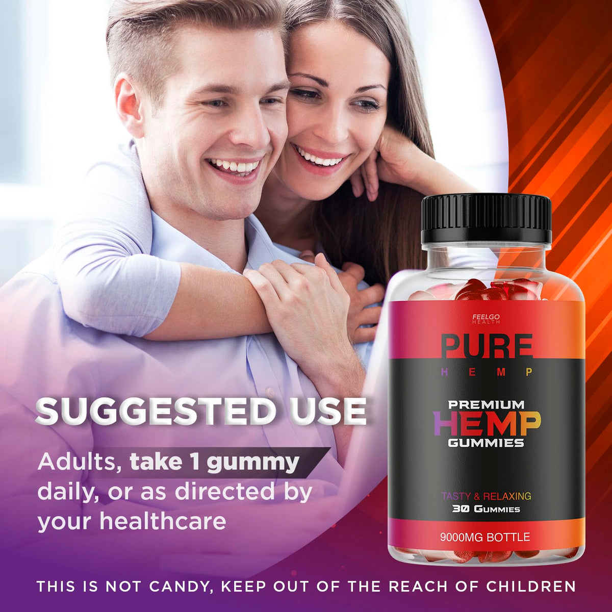 2 Pack Hemp Gummies 300 MG S4032