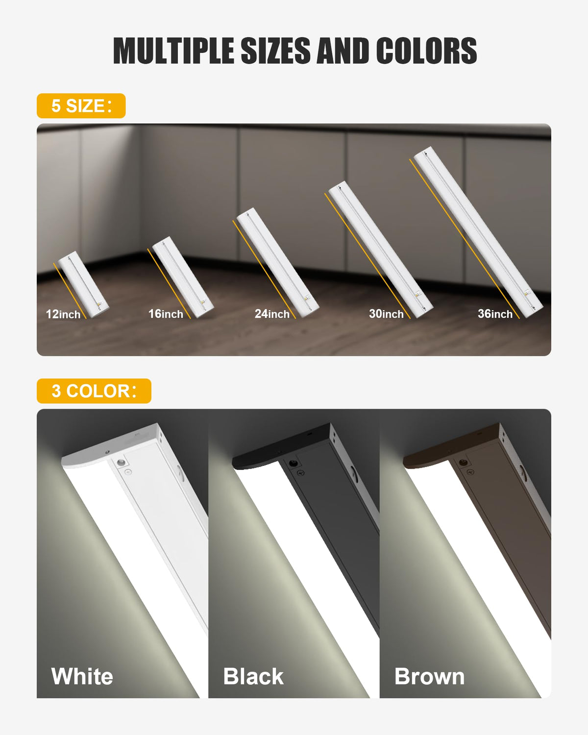 Under Cabinet Lighting with Power Cord Z579