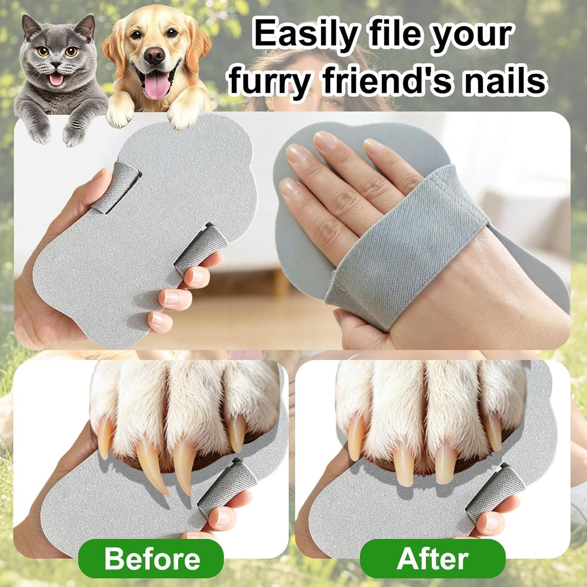 Dog Nail Scratch Board with Hand Strap U18631