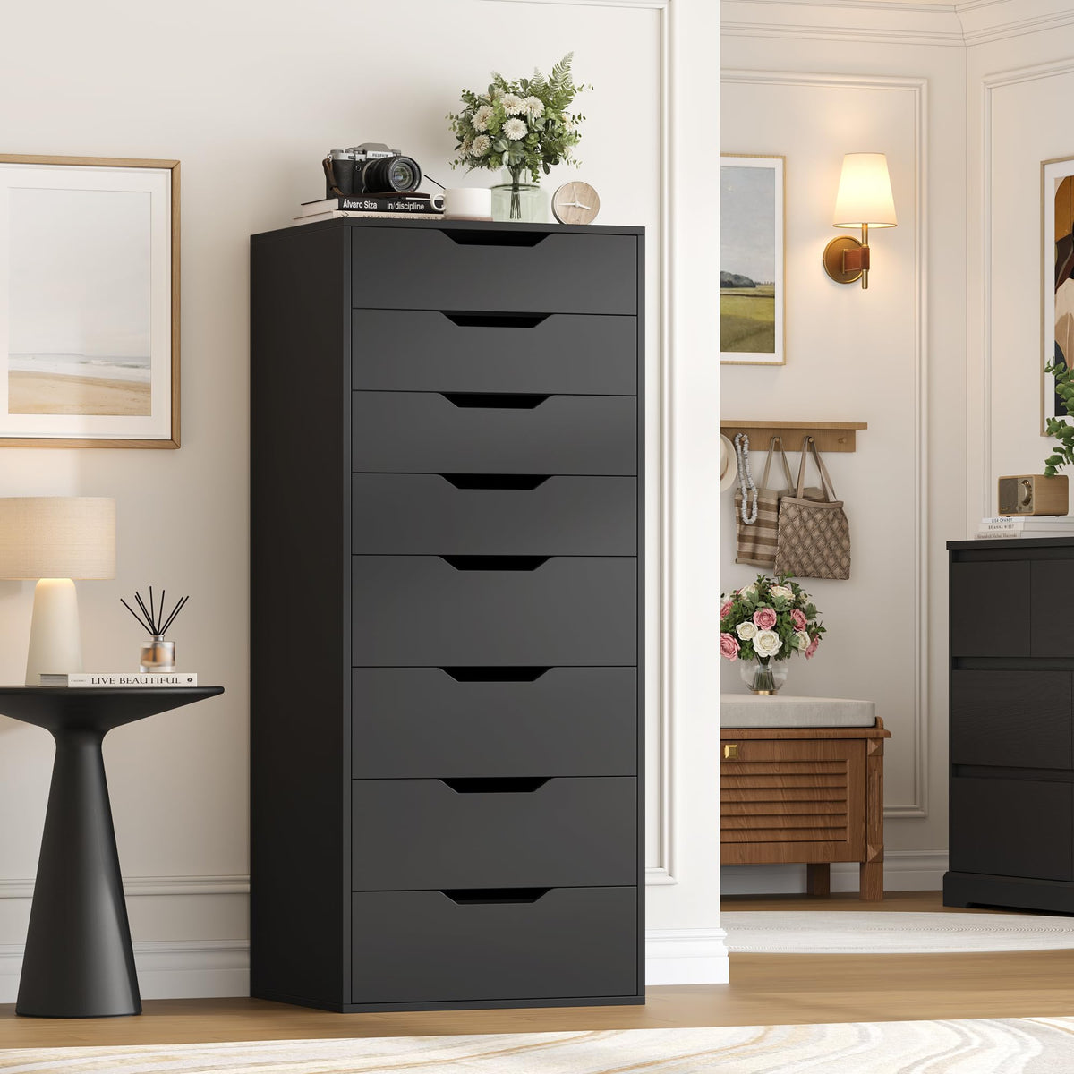 Black 8 Drawer Dresser Z216669