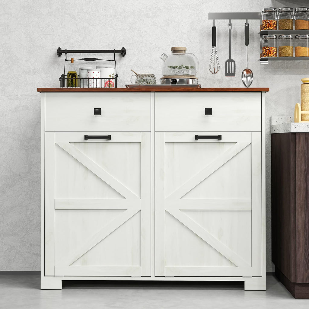 20 Gallon Tilt Out Trash Cabinet V3080