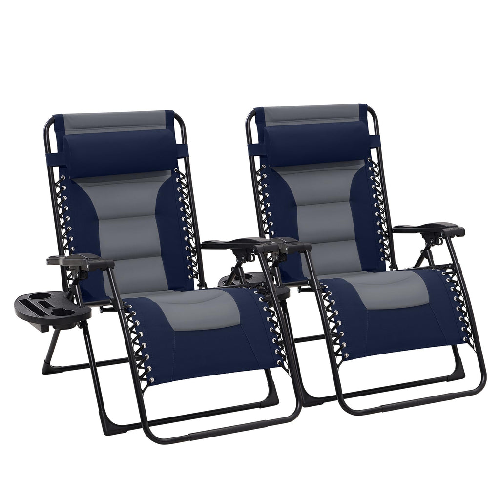 Oversized Zero Gravity Chairs Set of 2 Q2958