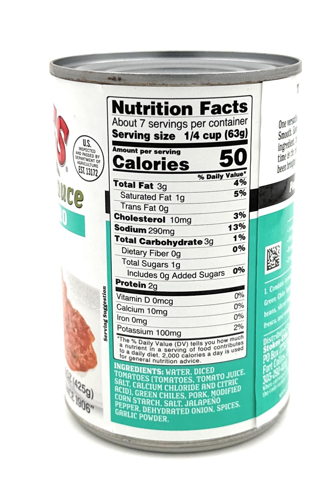 Green Chile Sauce Pork Ranchero Pack of 6 F2412