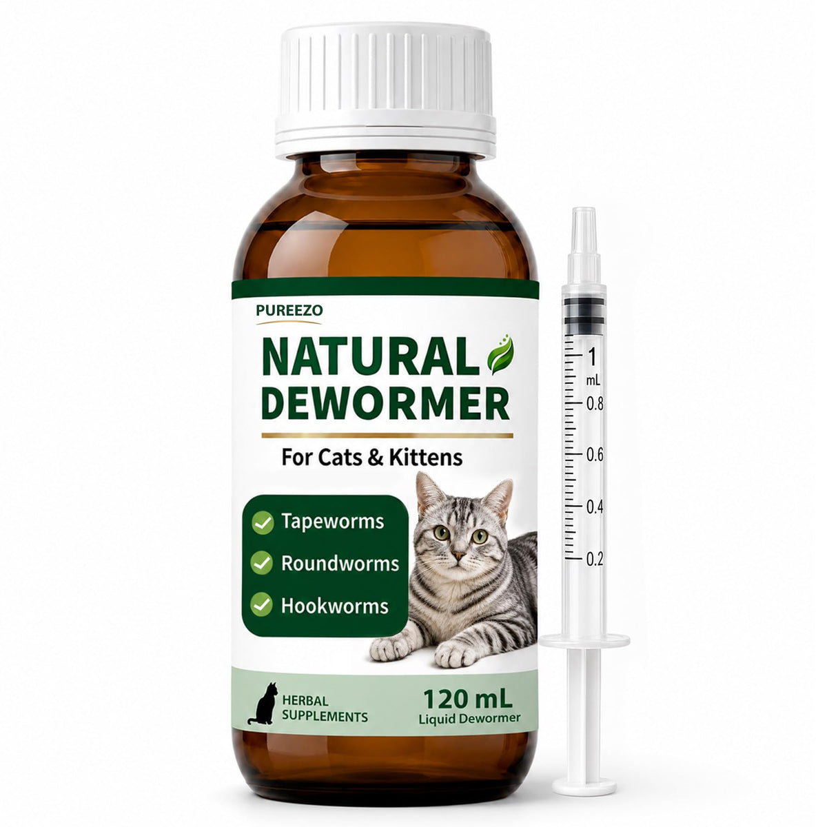 Cat Dewormer for Cats & Kittens H637035