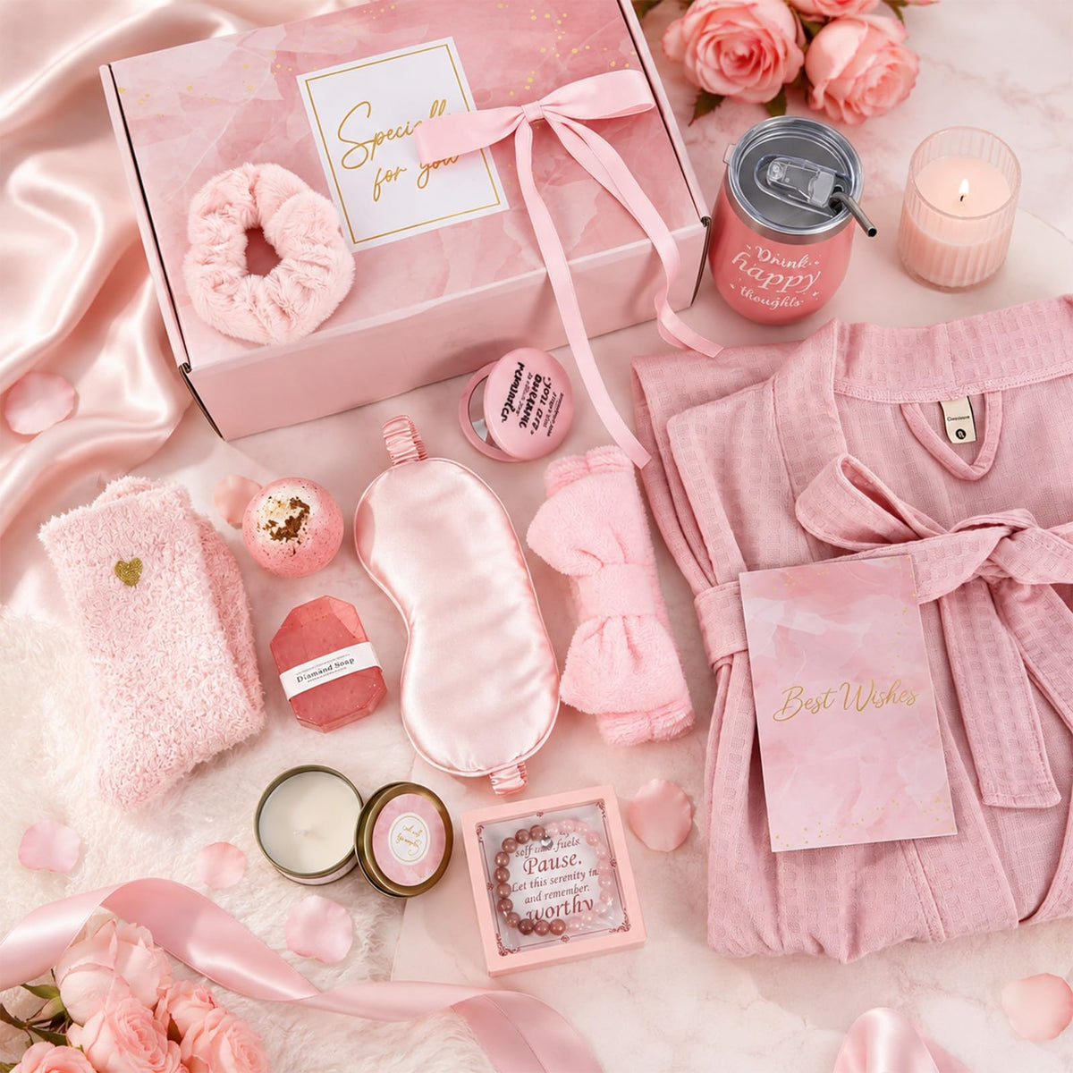 14 Pcs Pink Spa Robe Set P331