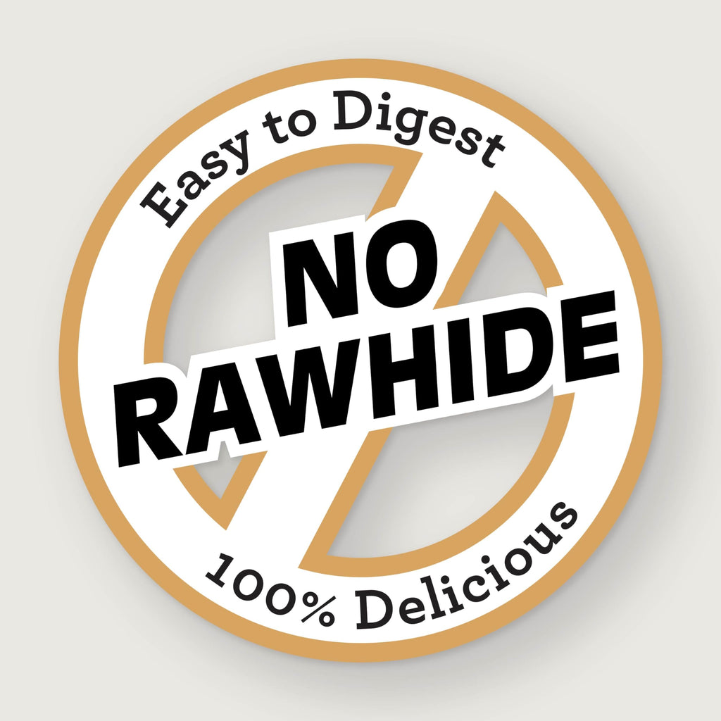 Peanut Butter Rawhide-Free Dog Treats 50 Count H4297