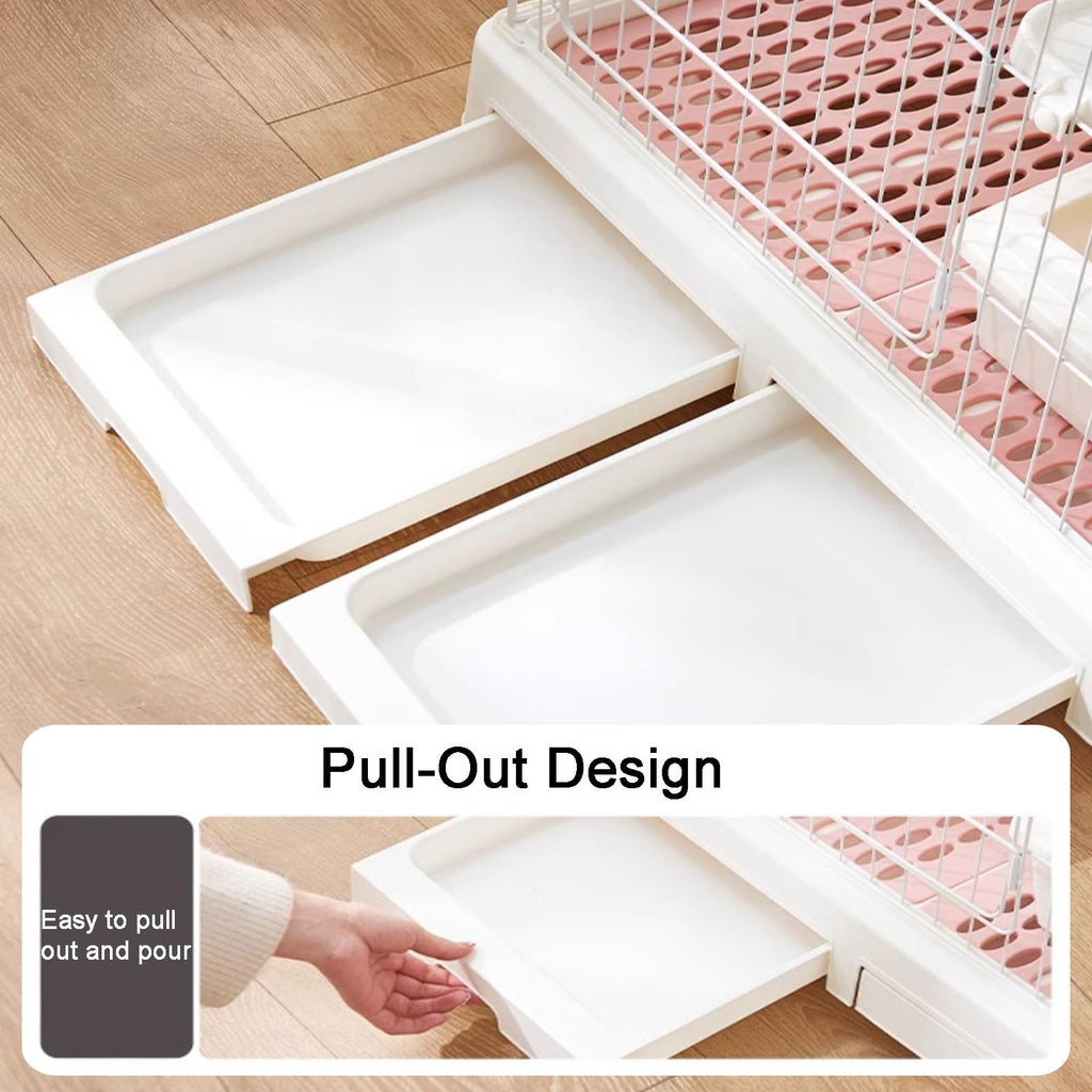 Detachable Metal Wire Cat Enclosure with Litter Box M11265