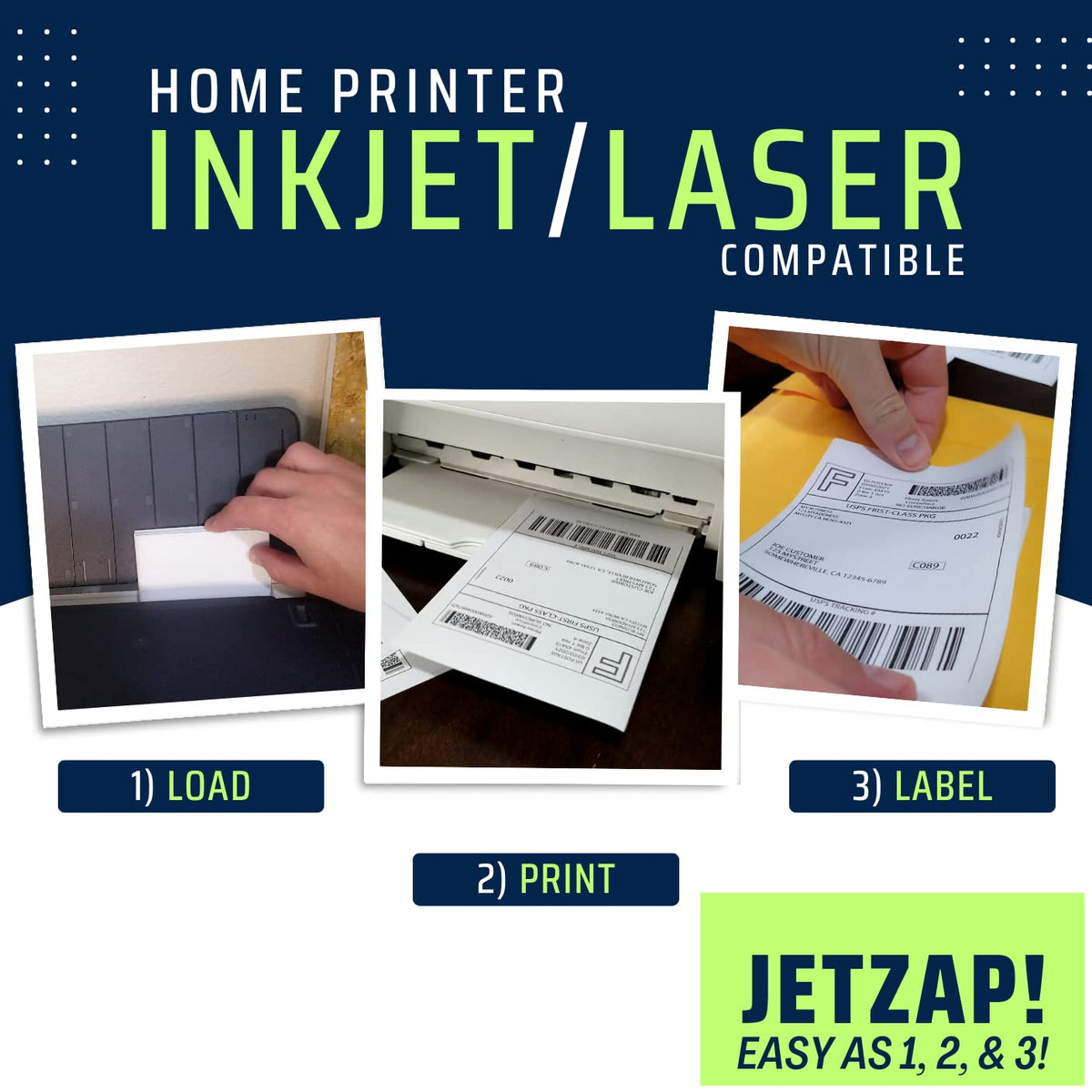 4x6 Shipping Labels for Inkjet and Laser Printers 120 Pack P28839
