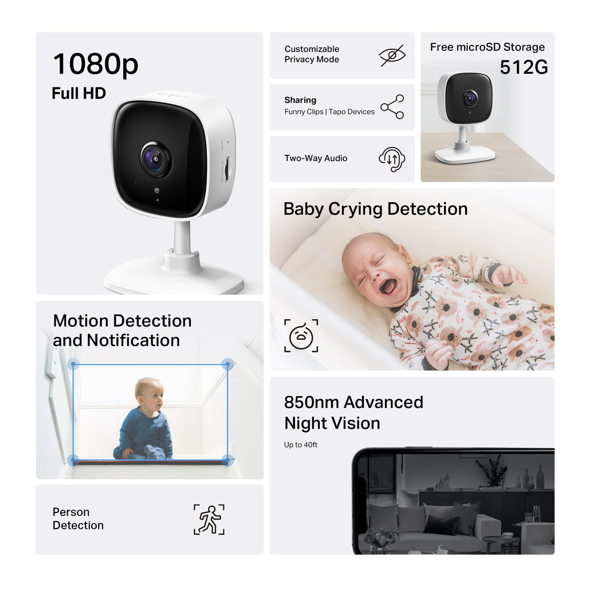 1080P Indoor Security Camera 4-Pack V559