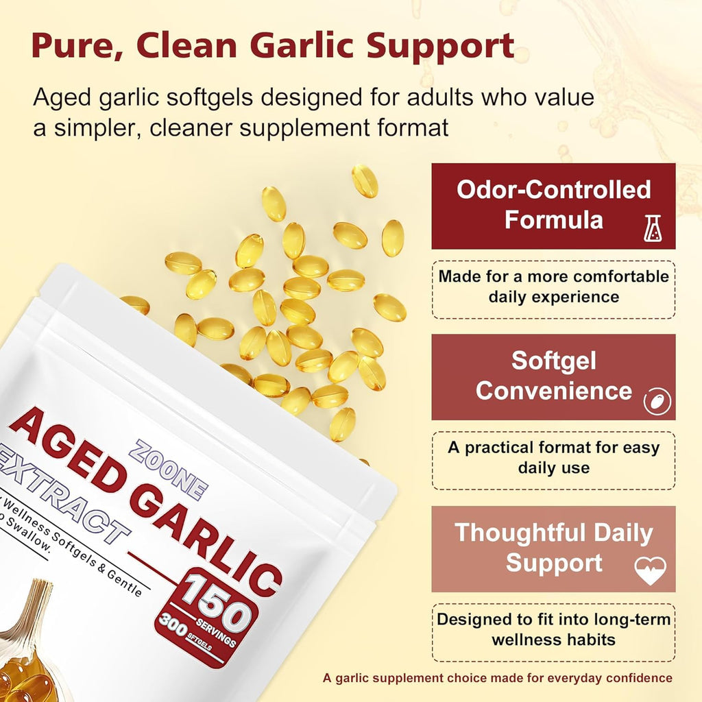 Odorless Garlic Extract 500 mg Softgels L1835