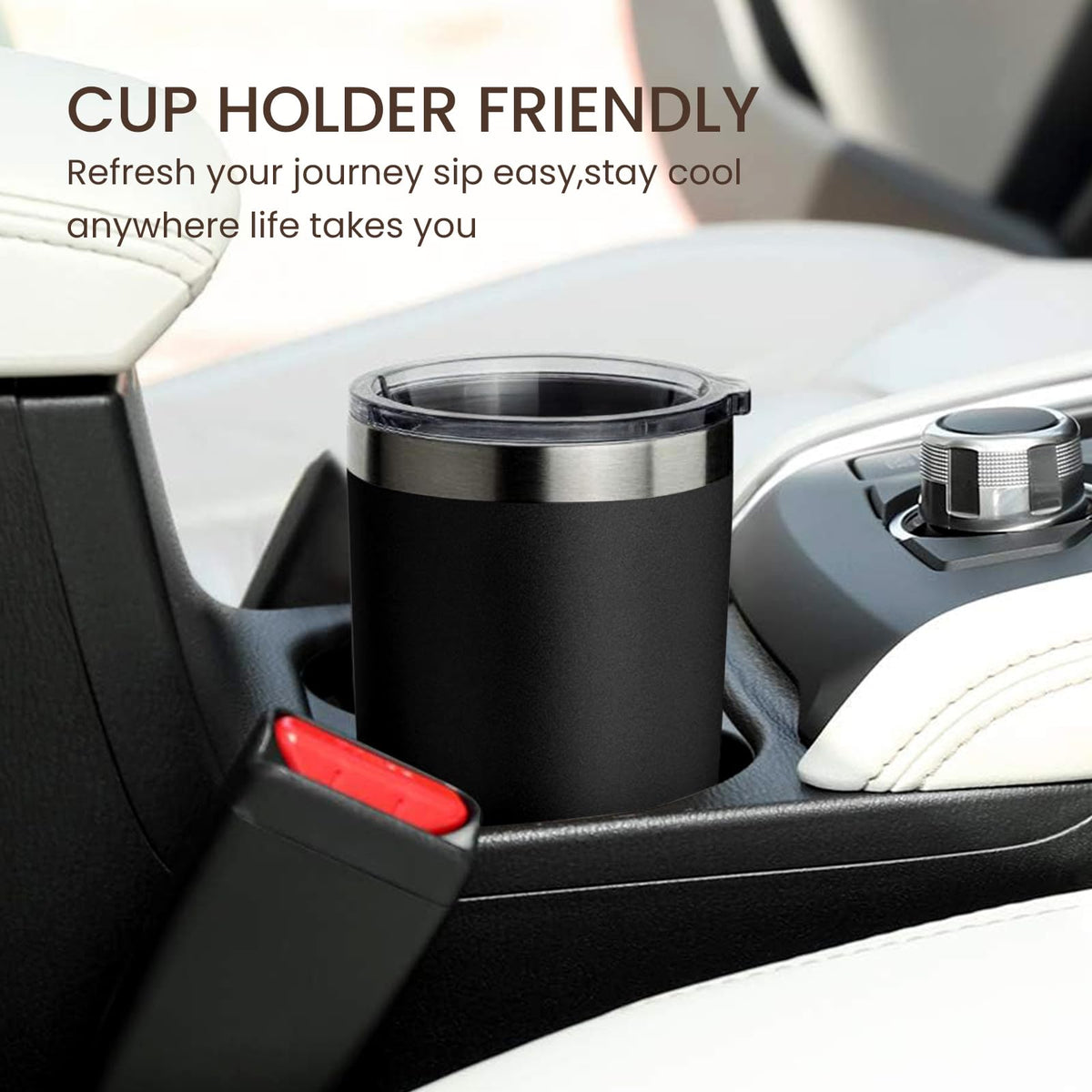 20oz Stainless Steel Insulated Tumbler with Lid and Straw I51829