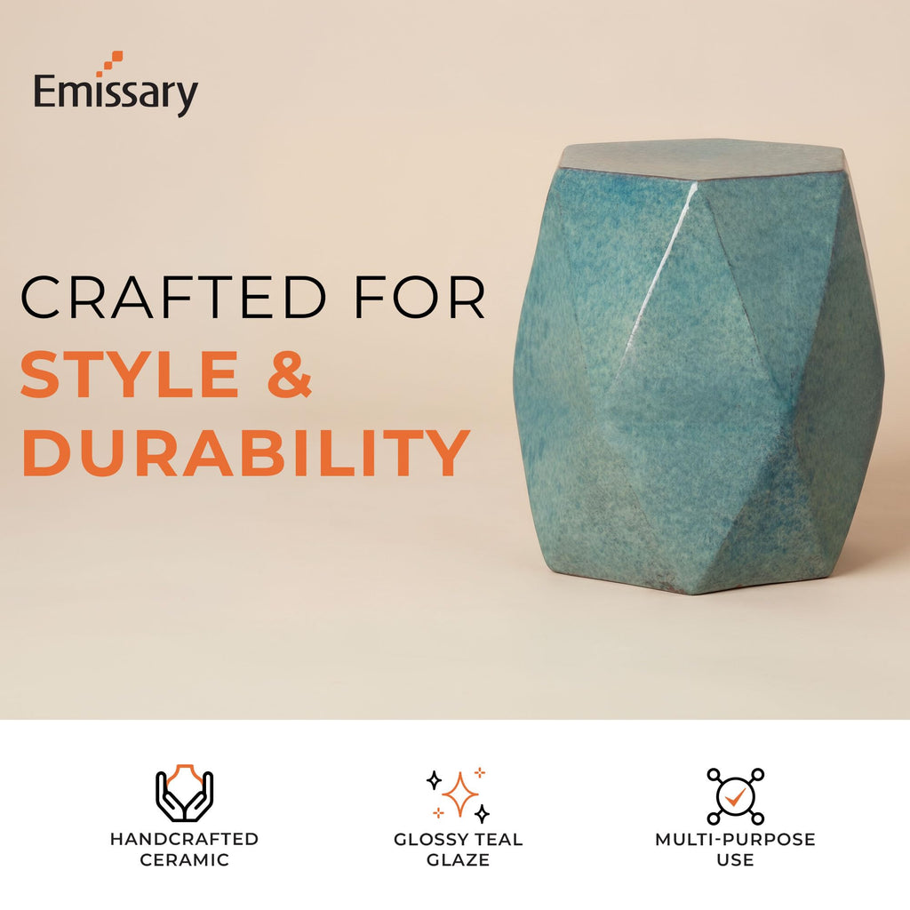 Teal 18x22 Stool W36190