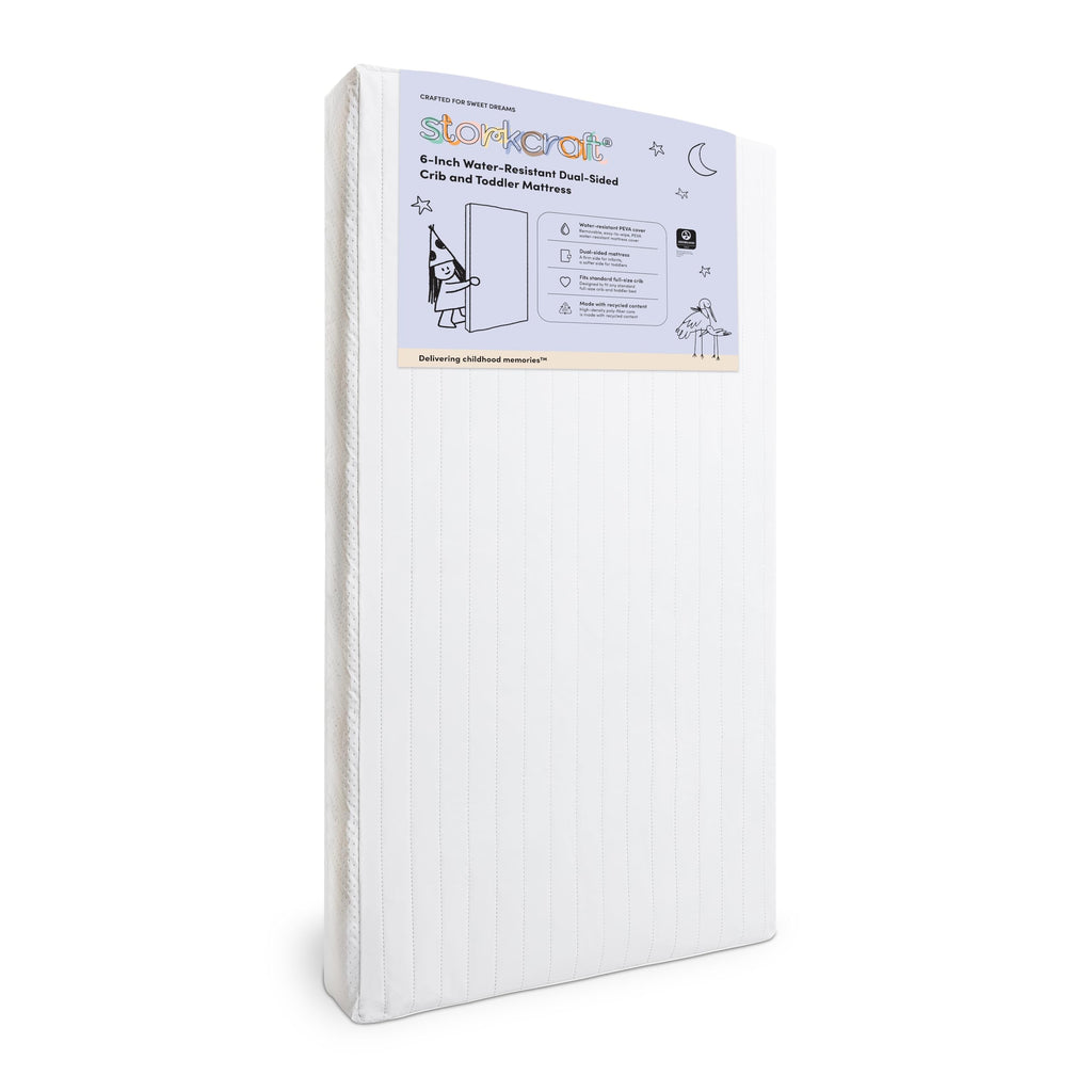 6-Inch Water-Resistant Baby Crib & Toddler Mattress F256995