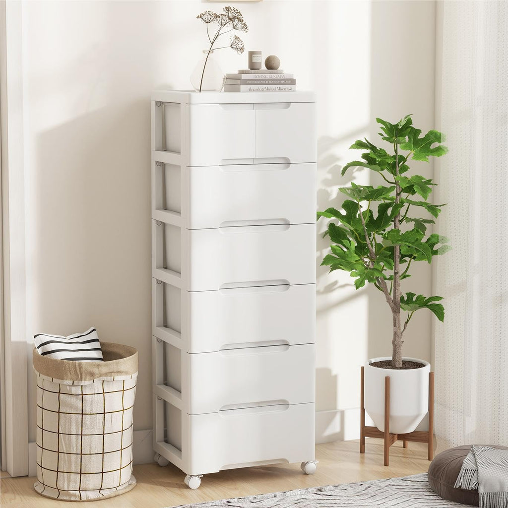 Storage Cabinet with 6 Plastic Drawers J7841