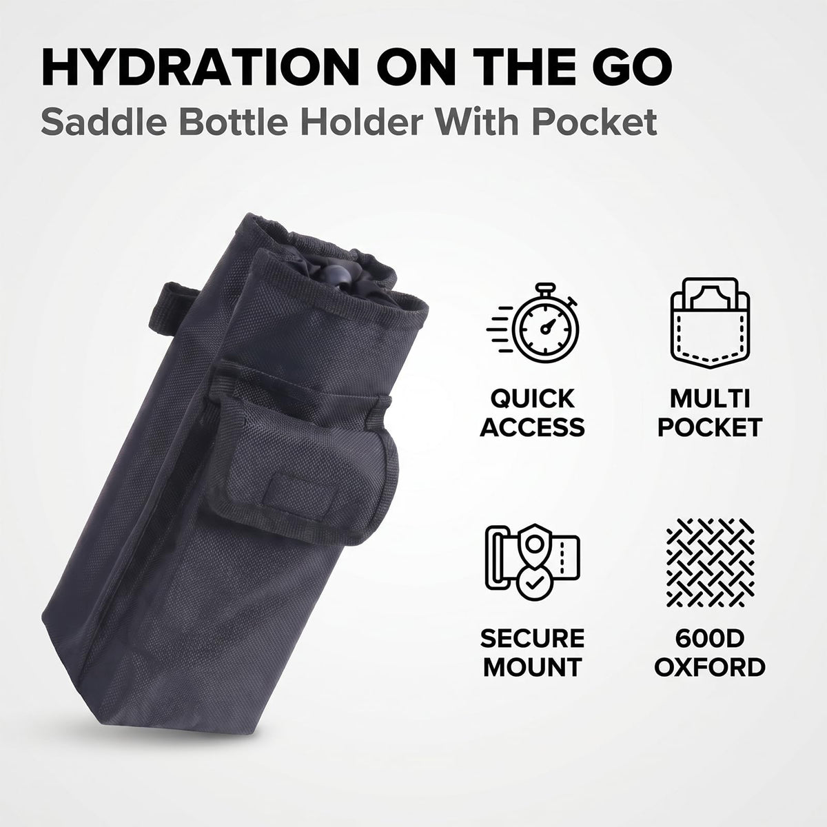Water Bottle Holder with Phone Pocket B228