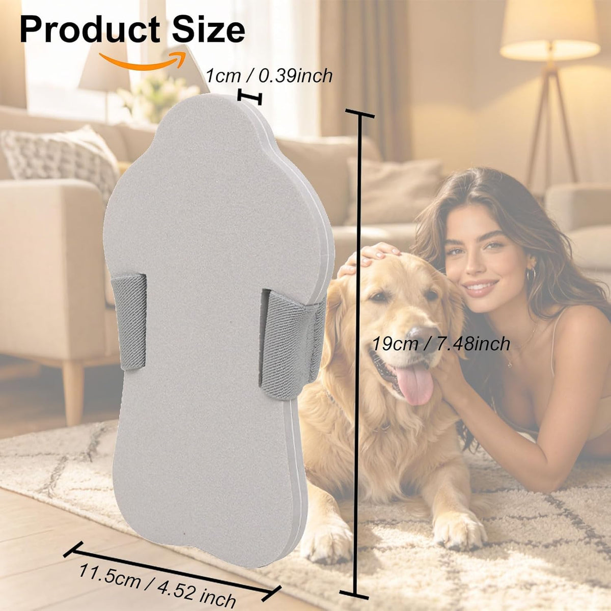 Dog Nail Scratch Board with Hand Strap U18631