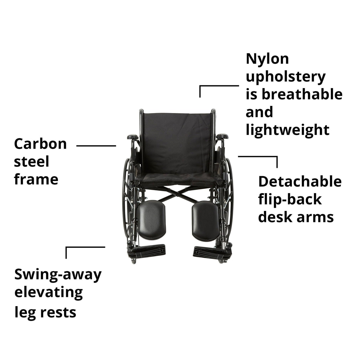 Black 20 in Wheelchair A896438