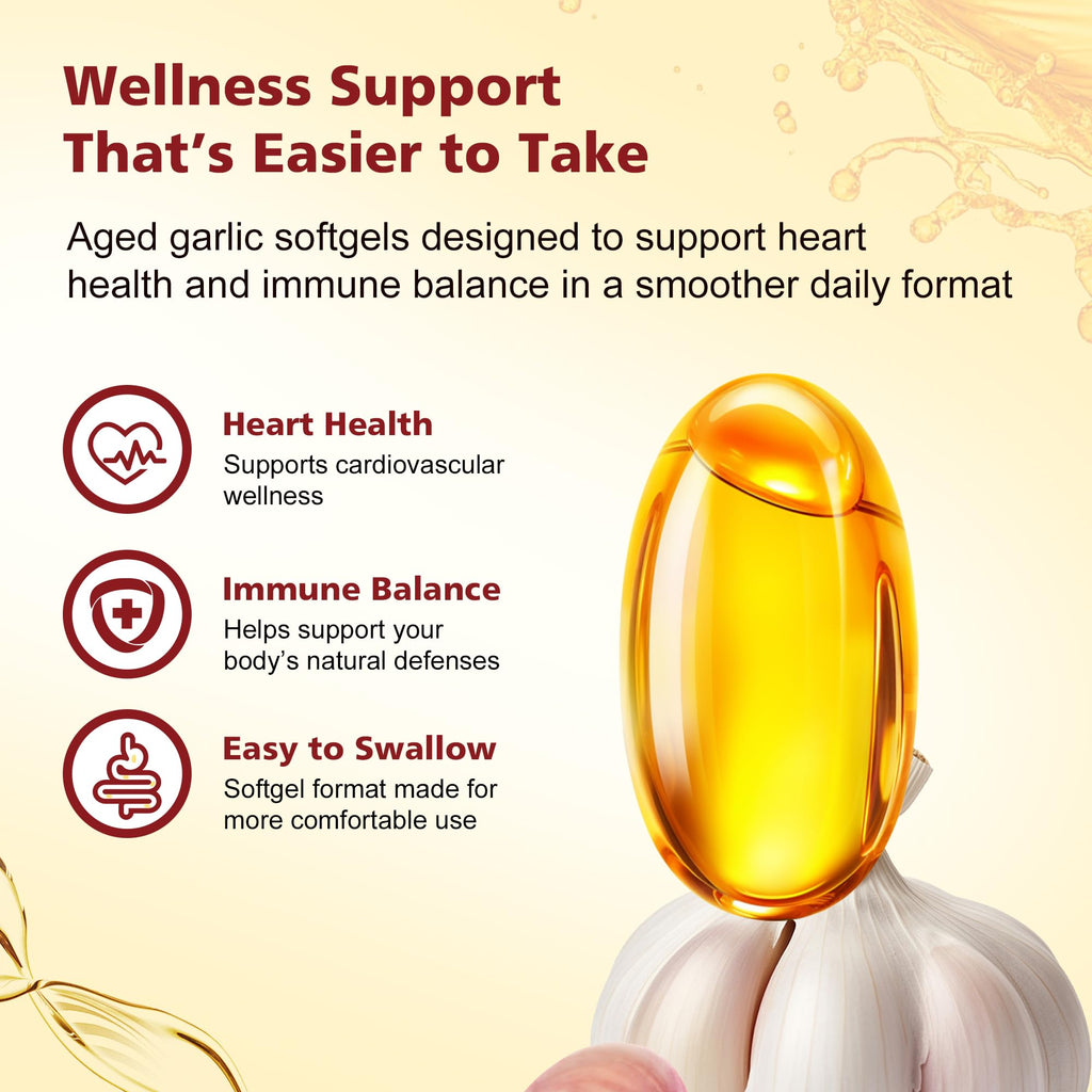 Odorless Garlic Extract 500 mg Softgels L1835