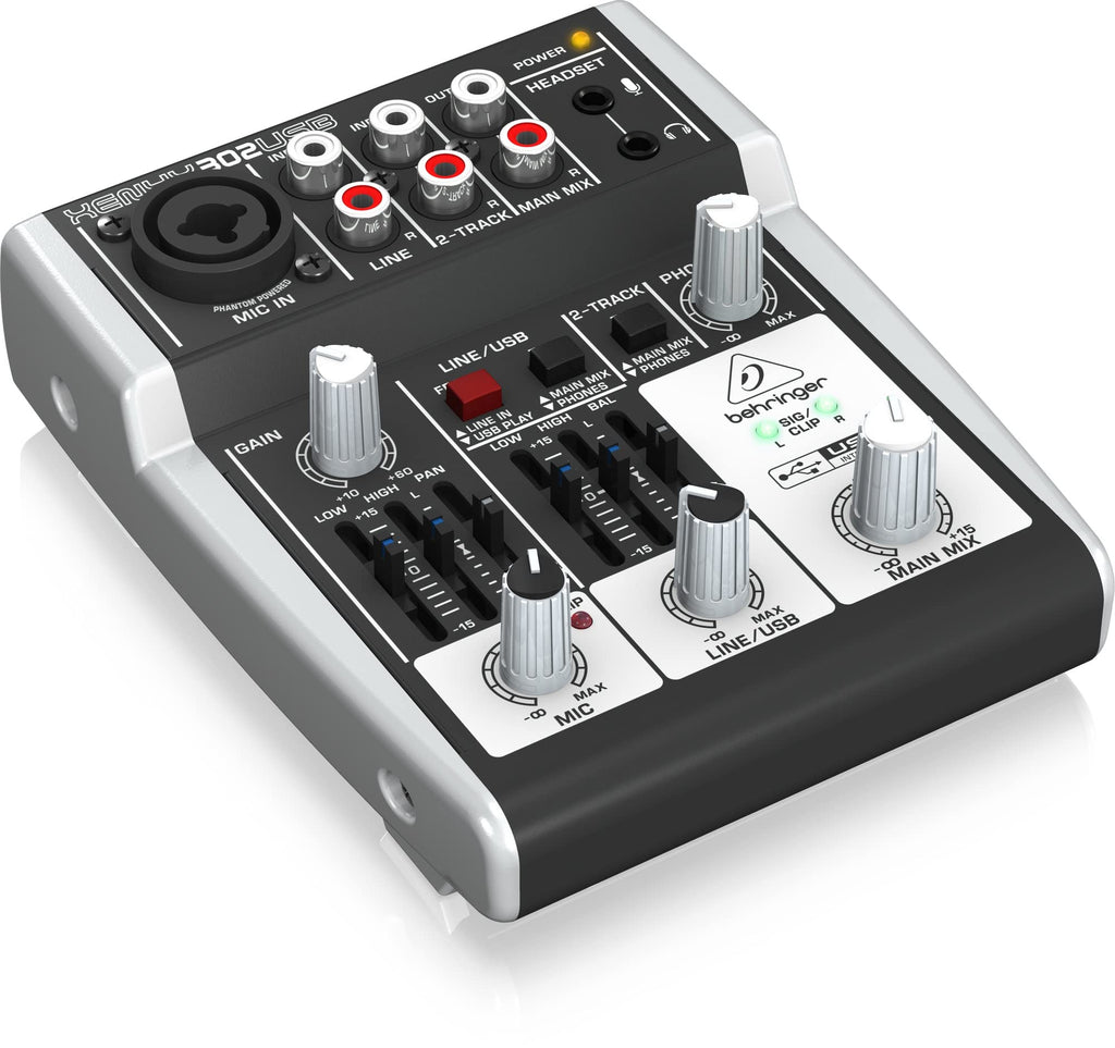 5-Input USB Audio Mixer with Mic Preamp J120