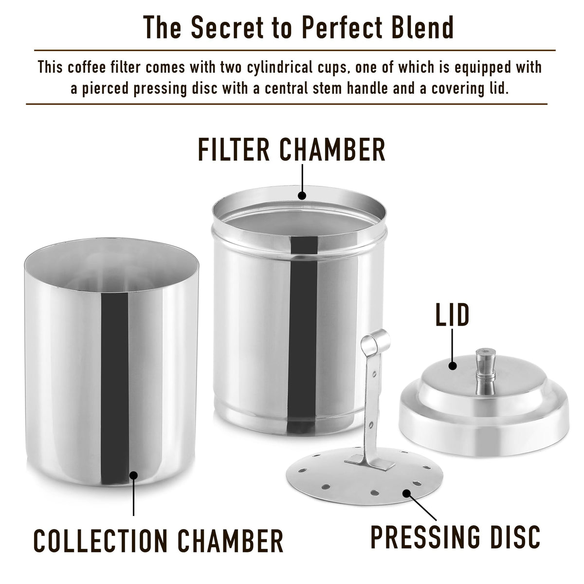 10 oz Stainless Steel Drip Coffee Maker R34322