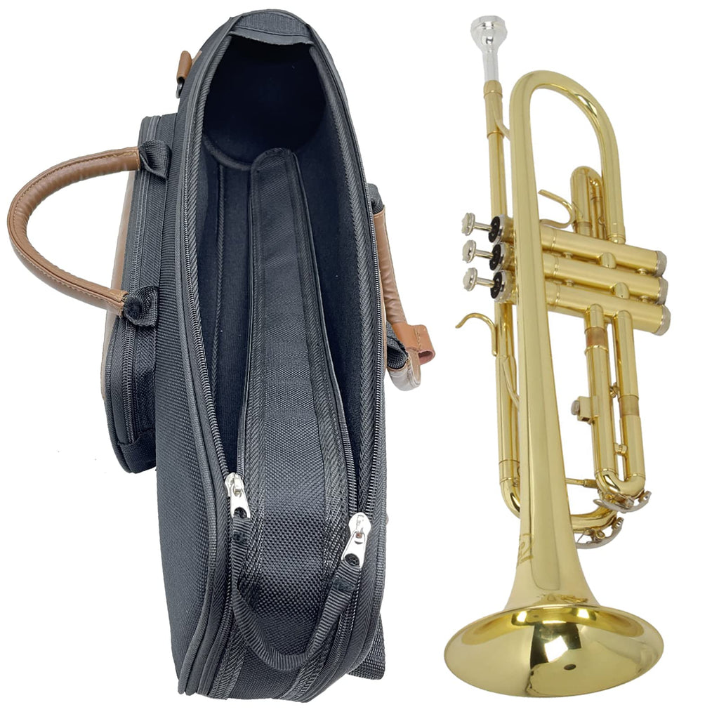 Water-resistant Oxford Cloth Trumpet Gig Bag with Shoulder Strap P5876