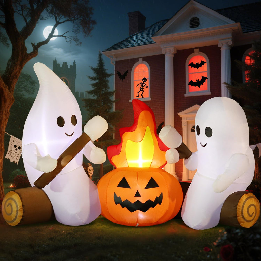 6FT Inflatable Halloween Decorations with Built-in LEDs J130