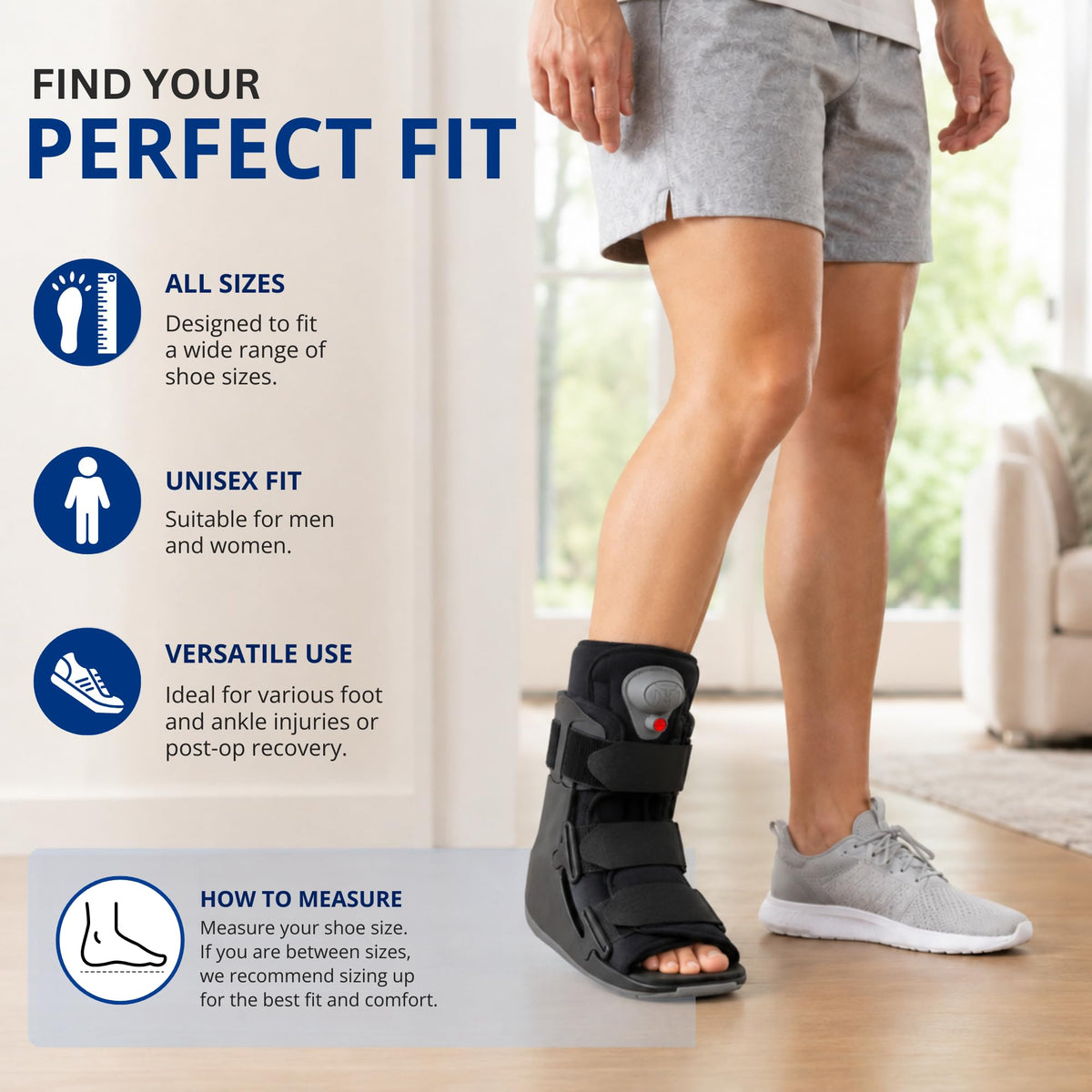 Walker Fracture Boot with Air Pump XLarge I879106