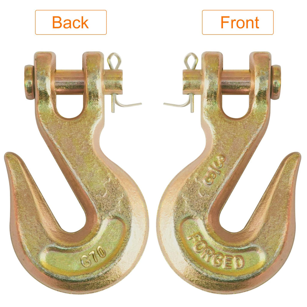 3/8" Grade 70 Clevis Slip Hook 6,600 LBS 10 Pack Y4082