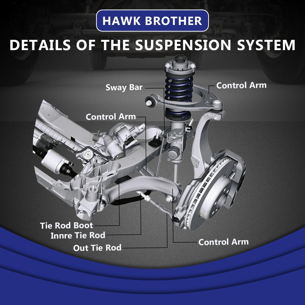 Front Lower Control Arm with Ball Joint Suspension Kit P6841