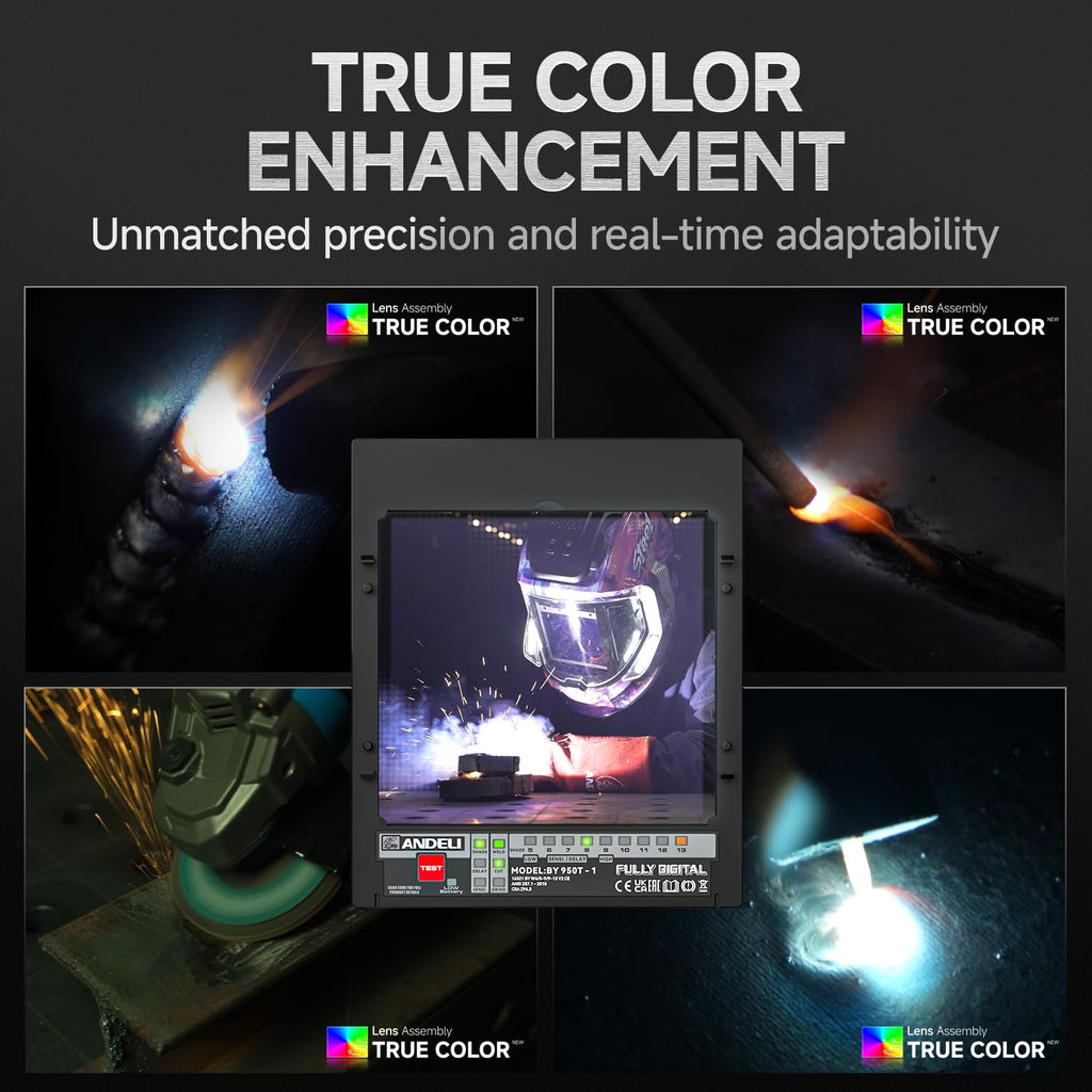 Auto Darkening Welding Helmet with Light E832