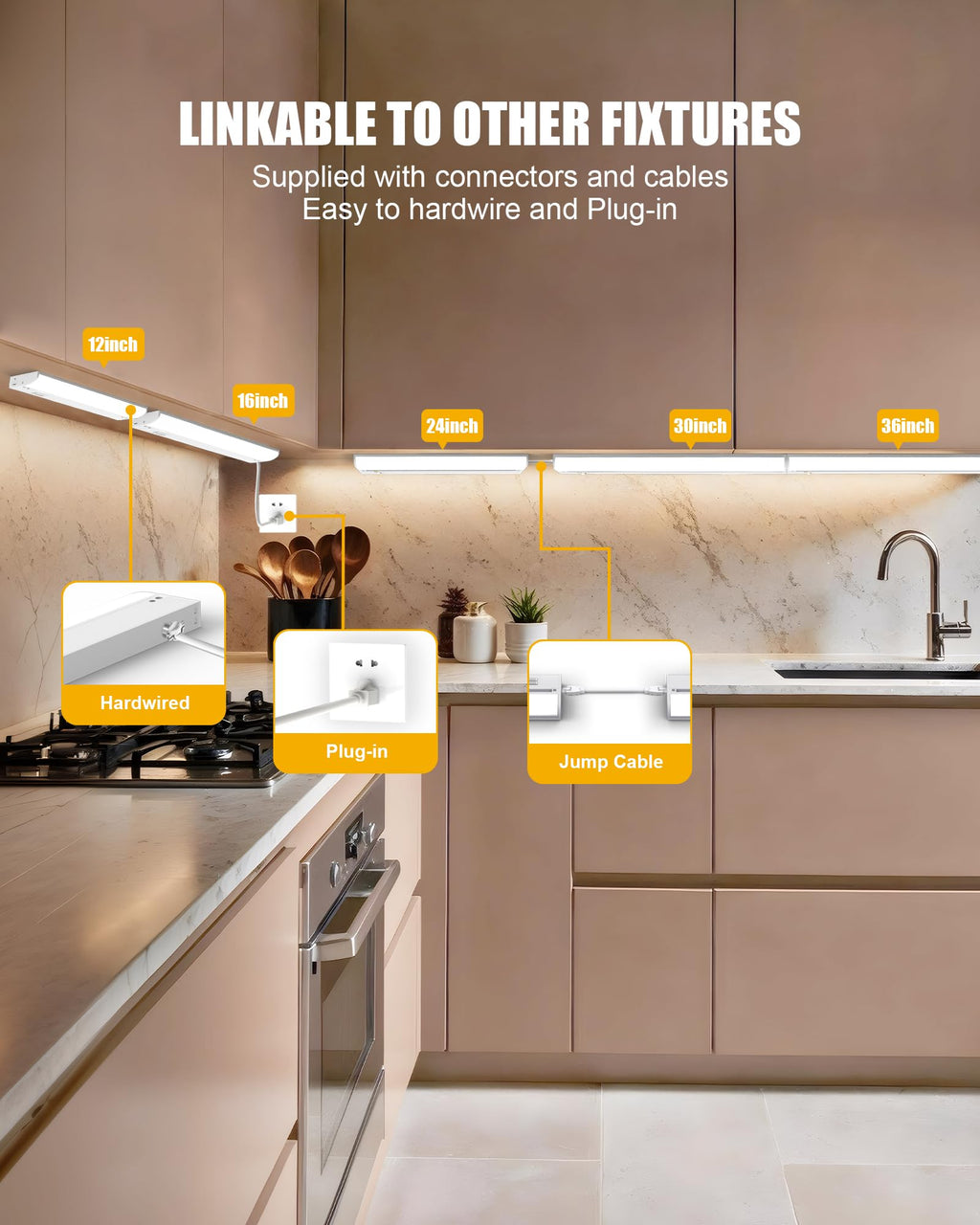 Under Cabinet Lighting with Power Cord Z579