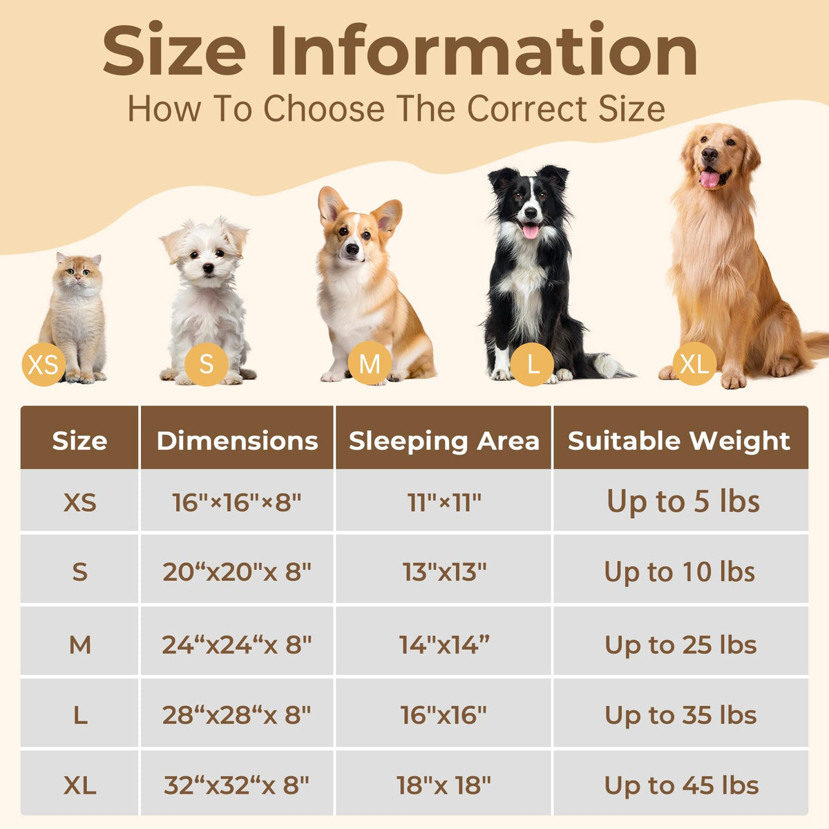 Round Fluffy Washable Anti-Anxiety Dog and Cat Bed K4541