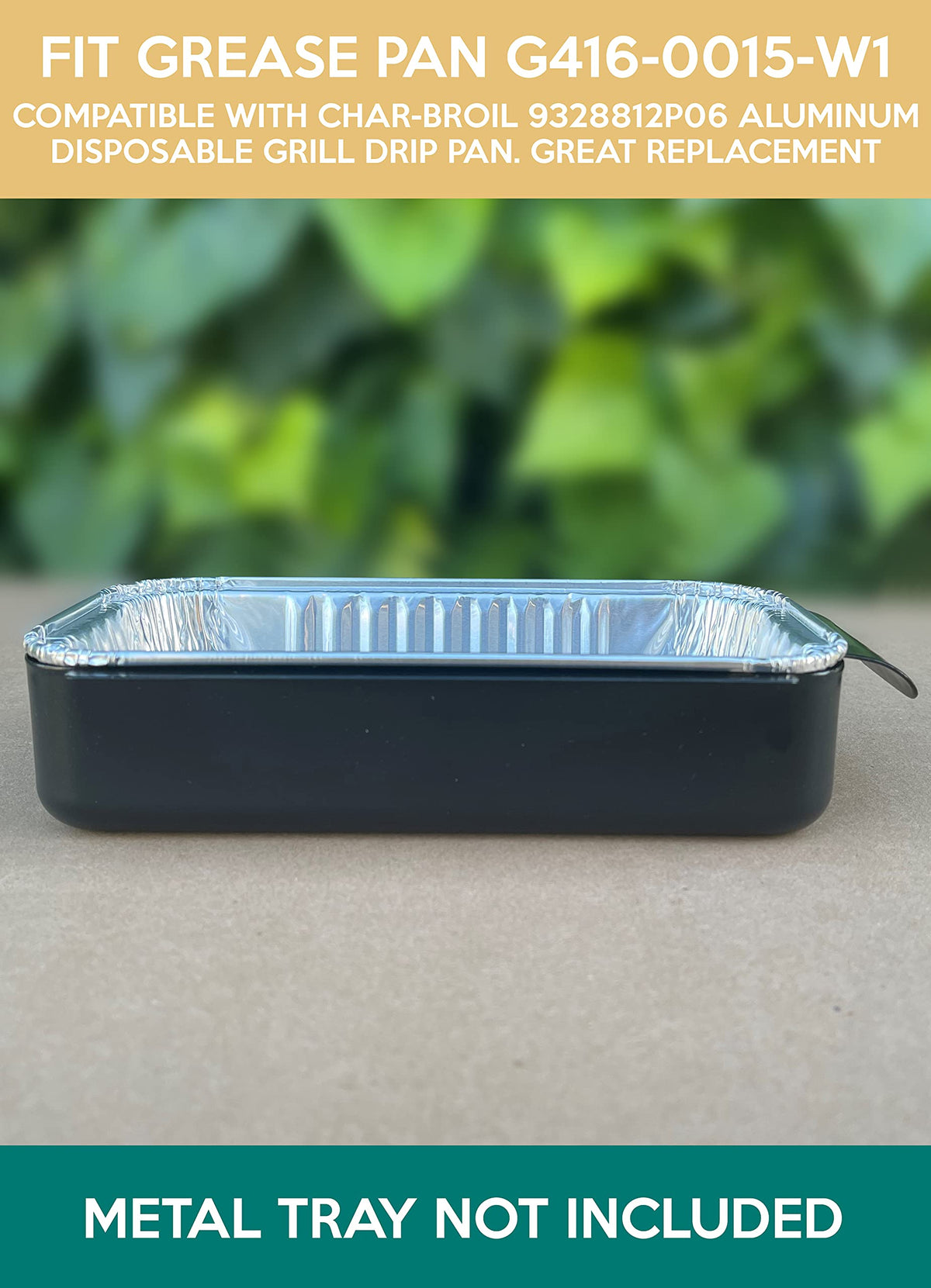 20 Pack Disposable Aluminum Foil Drip Pans S289