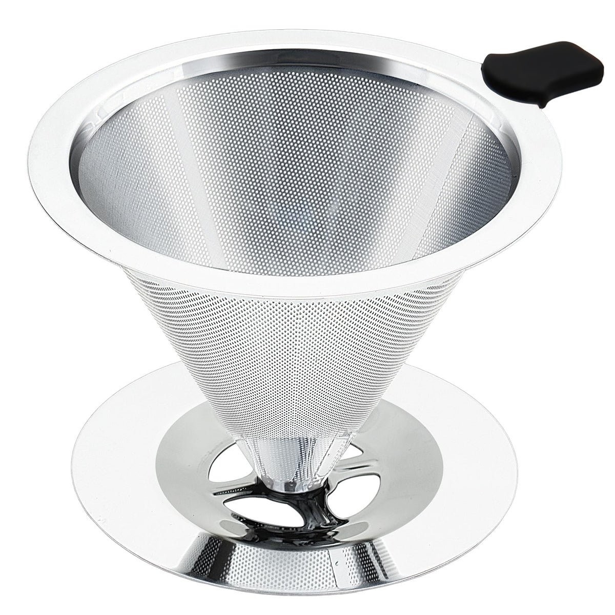 Pour Over Coffee Dripper with Reusable Stainless Steel Filter H54830