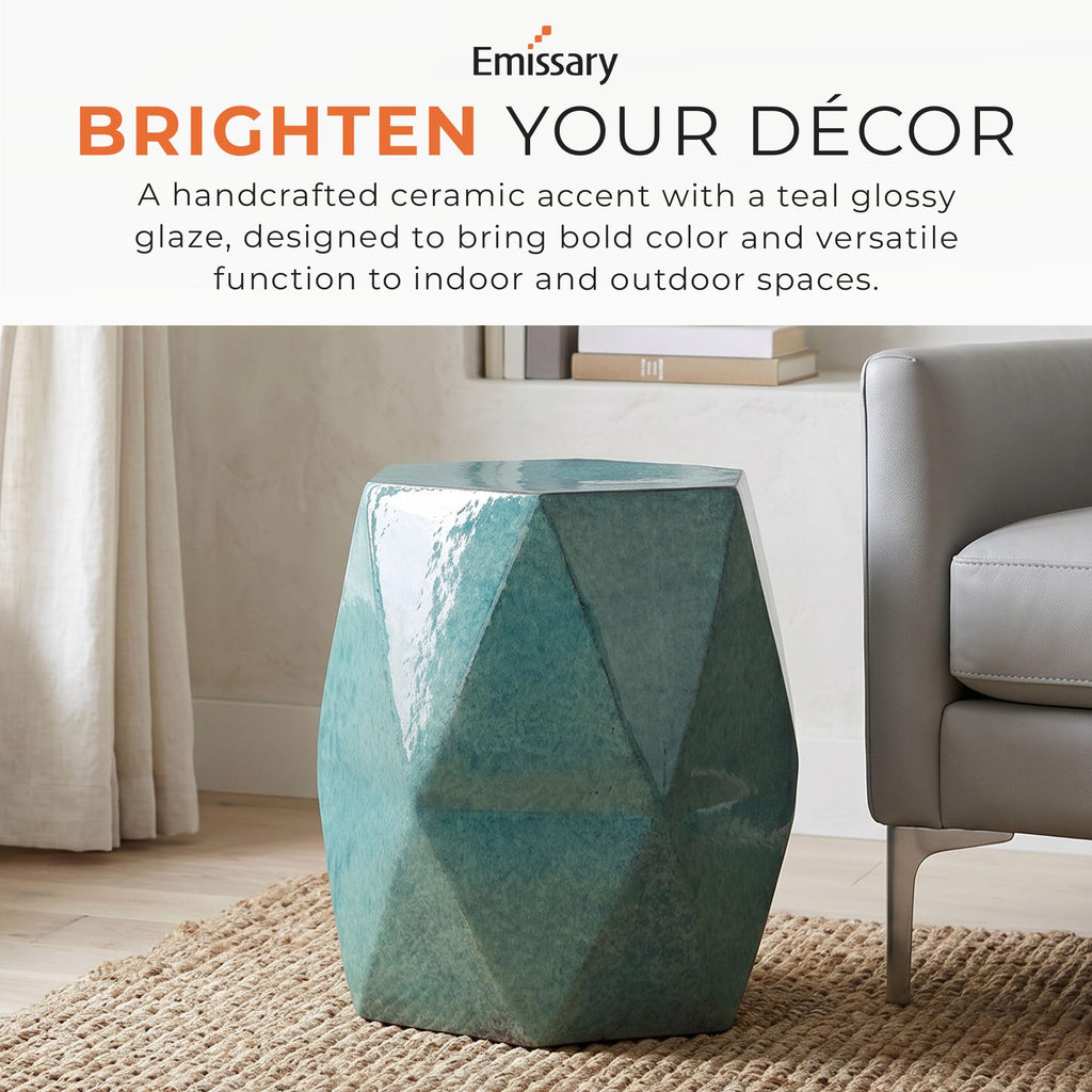Teal 18x22 Stool W36190