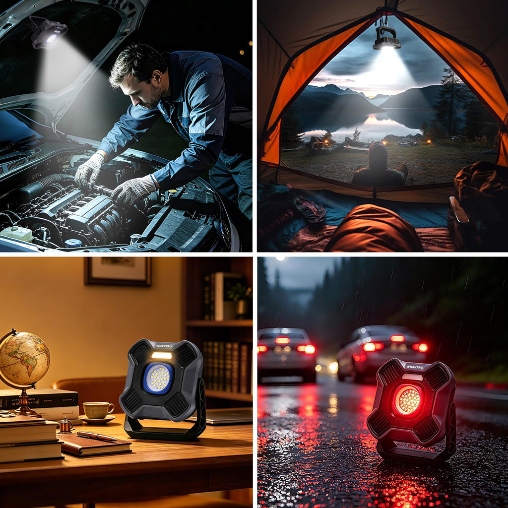 Magnetic Rechargeable LED Work Light P38401