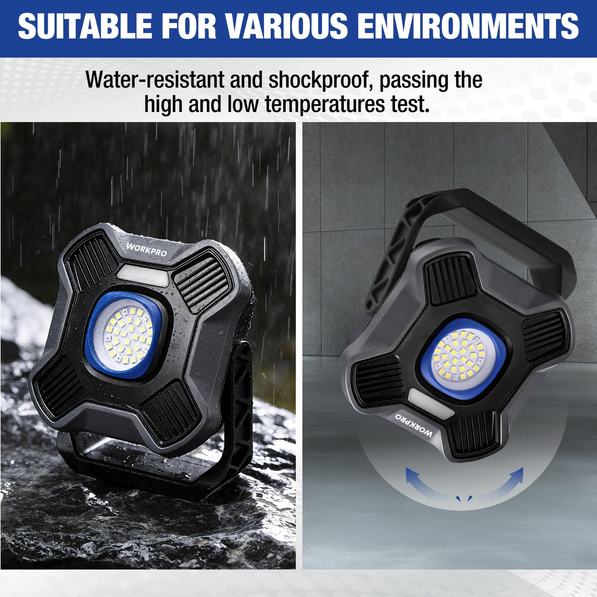 Magnetic Rechargeable LED Work Light P38401