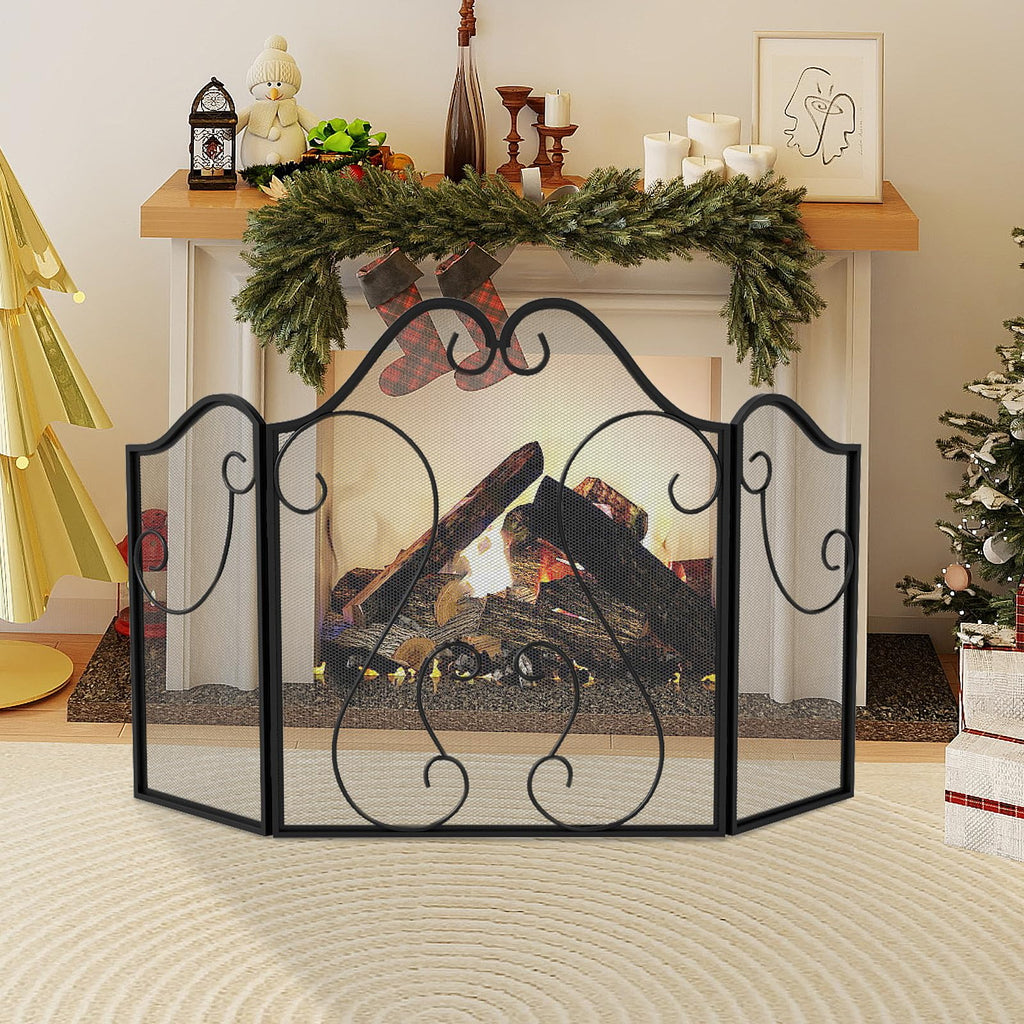 Foldable Fireplace Screen J830