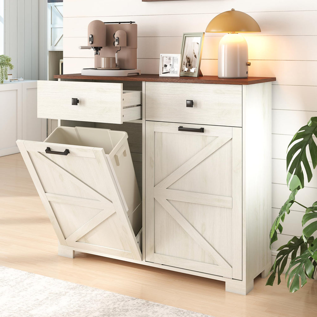 20 Gallon Tilt Out Trash Cabinet V3080