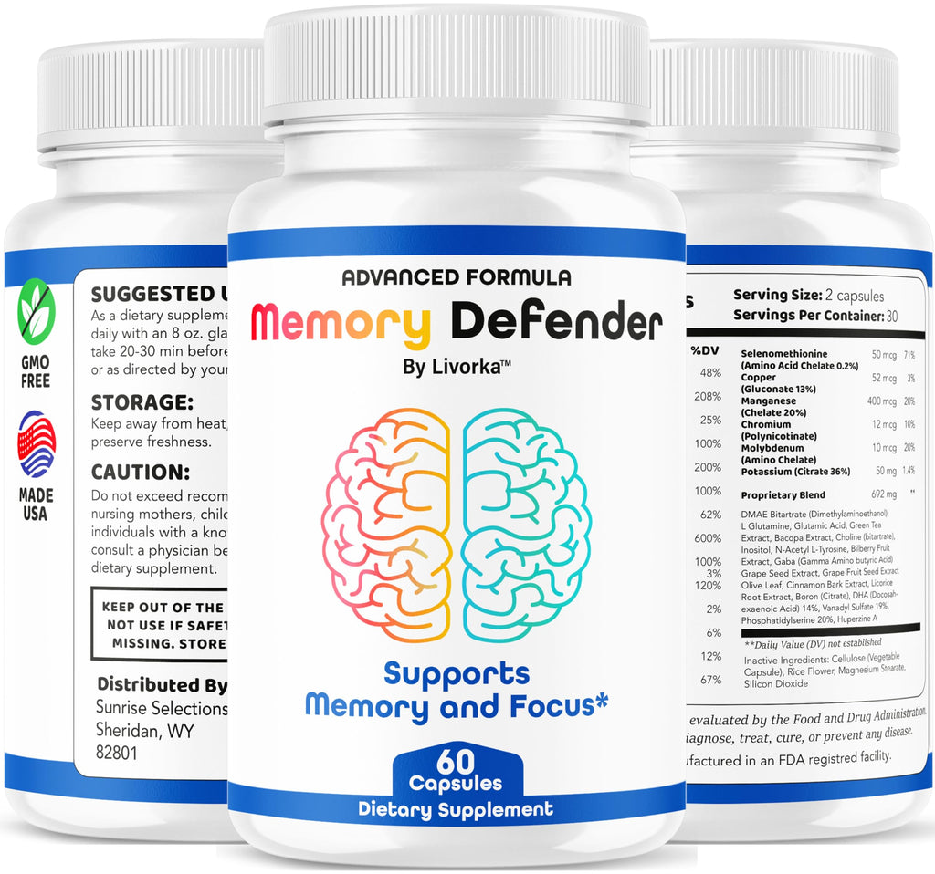 3 Pack Memory Capsules 180 Capsules H37116