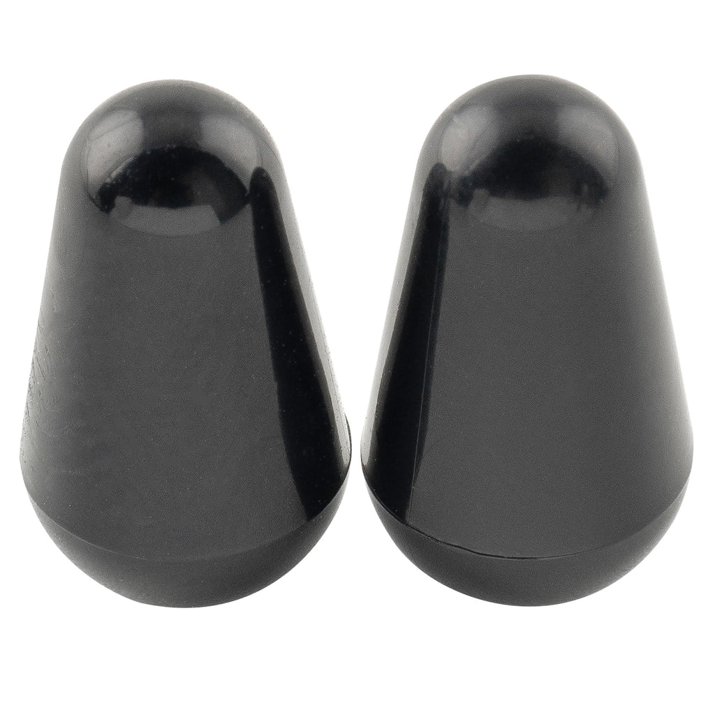 5-Way Guitar Pickup Lever Switch Tips Black 2Pcs Q47767