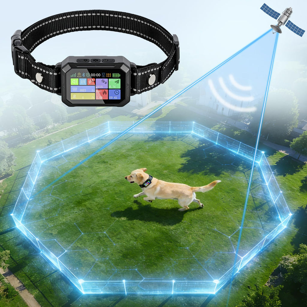 Wireless Dog Collar Fence System with Remote Training T462149
