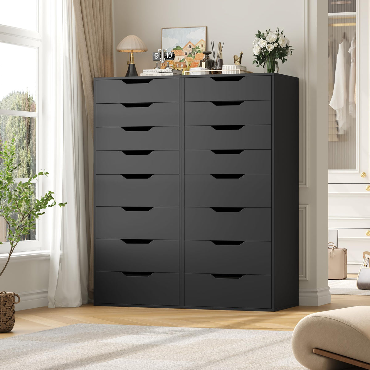 Black 8 Drawer Dresser Z216669