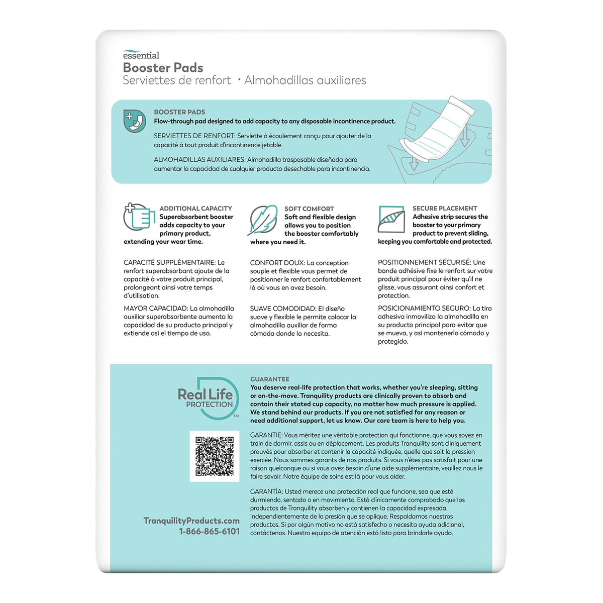 Booster Pads 200 Ct Case L130
