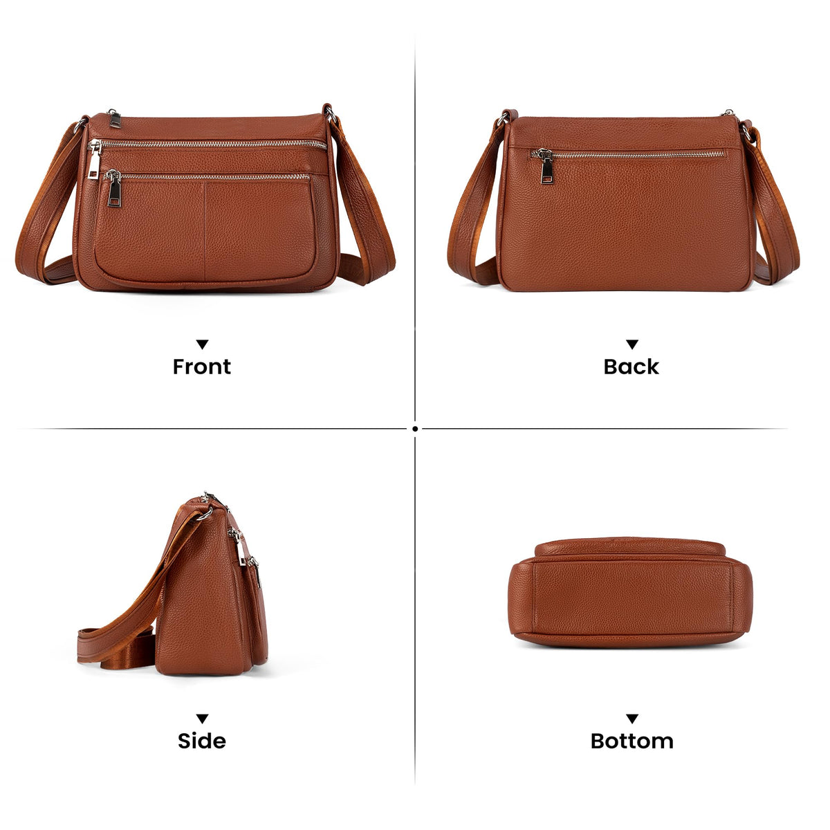 Genuine Leather Crossbody Bags R6688